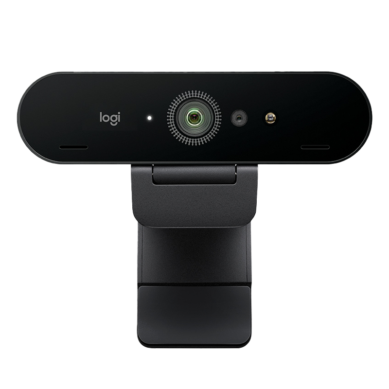 罗技Brio4K C1000e环保版超高清网络摄像头台式电脑usb视频麦克风