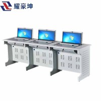 耀豪坤翻转电脑桌培训桌子学习户外桌子三人位/张