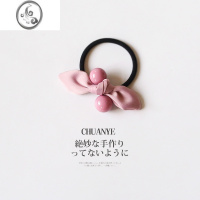 JiMi韩国简约女皮筋扎头发绳蝴蝶结发圈头绳网红头饰个性轻奢精致