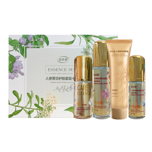 裕金源 人参菁华护肤套装 4件套(人参焕肤精粹润肤乳100g+人参白及焕活精华液55g+人参活肤防冻防裂霜55g+人参菁