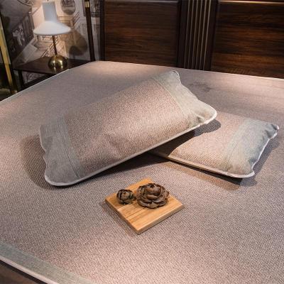 美帮汇冰丝席凉席三件套1.8m床藤席子1.5席学生单人宿舍1.2可折叠