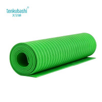 天空桥 绝缘胶垫 绿色条纹5mm*1m*5m 卷