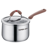 苏泊尔(SUPOR)汤锅小红圈304不锈钢 加厚复底炖煮锅火锅煮面锅燃气电磁炉通用锅具