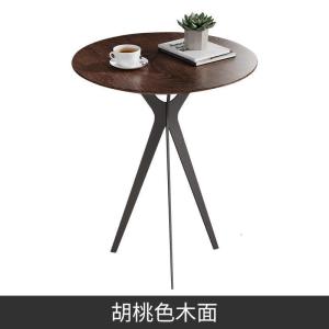 森美人大理石边几轻奢简约沙发角几小茶几圆形边角柜北欧金属床头小圆几