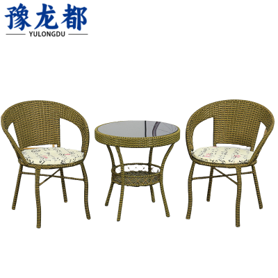 豫龙都户外桌椅一桌两椅套