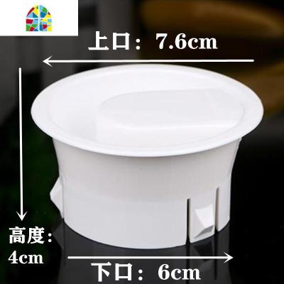 10个装白色盖子配件PC条纹八角塑料水壶盖子塑料扎壶通用凉水壶盖 FENGHOU 2个装无异味PP