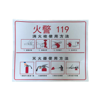 豫众诺 消火栓灭火器使用说明 700*600mm 个