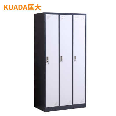 匡大钢制更衣柜办公柜储物柜办公室三门更衣柜