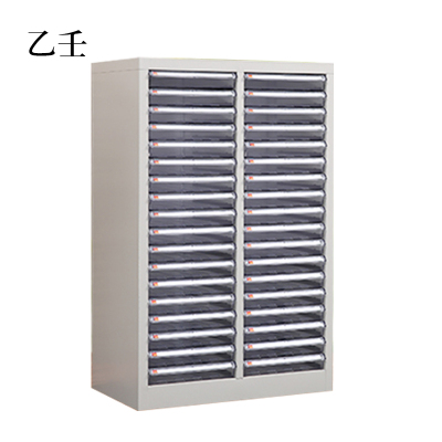 乙壬文件柜抽屉式票据多层分类箱档案柜合同资料架烘焙收纳样品柜36抽无门柜