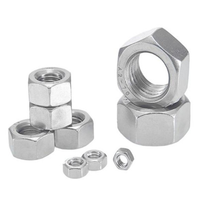 志浪 304不锈钢六角螺母M5 个