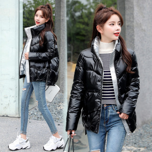 加工定制秋冬季棉女加厚棉服防寒时尚拉链棉袄气质通勤外套