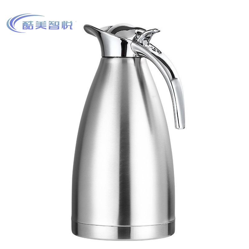 酷美智悦 不锈钢保温壶钢本色2L KM-BH131 个