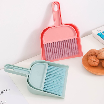 [补贴10%][补贴10%]小扫把簸箕套装桌面清洁儿童迷子家用扫桌子灰尘卧室办公室垃圾铲