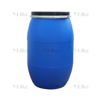 翌嘉YJ40621013法兰桶耐酸碱化工废液桶泔水桶带盖水桶 120L