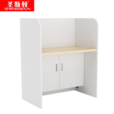 圣斯顿 培训桌办公卡座 SSF258011 1000*600*1200mm 白蜡木色+暖白 张