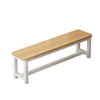 晋舰 钢木长条凳商场木凳换鞋凳浴室凳更衣室板凳坐凳 单层1.5米长