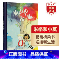 [正版]米格和小莫 英文原版 Midge and Mo 儿童英语绘本桥梁书 拥抱新生活 真彩阅读系列 搭一对好朋友 小