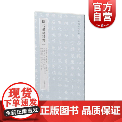 隋代墓志精粹一武德皇后阿史那氏王升乙弗明郑祁耶萧妙瑜张宪卿张振妻韦氏解方保刘豪杜佑 本社编上海书画出版社精选书法资料鉴赏