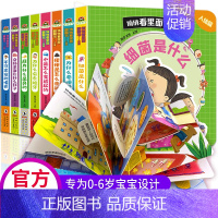 [8册]悄悄看里面翻翻书 [正版]全套4册儿童立体书3d翻翻书 1-2岁3岁宝宝绘本一岁半两岁故事书籍早教书本婴幼儿益智