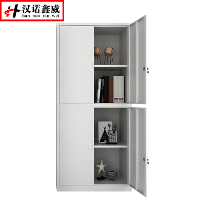 汉诺鑫威钢制文件柜办公资料柜铁皮档案柜带锁储物柜财务凭证柜通双节器械柜