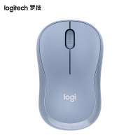 [自营官方旗舰店]罗技M221 轻音鼠标 无线鼠标 办公鼠标 对称鼠标 带无线微型接收器 雾霭蓝