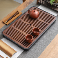[补贴10%]茶盘家用2023新款小型储水式茶托盘功夫茶具沥水茶海干泡茶台排水