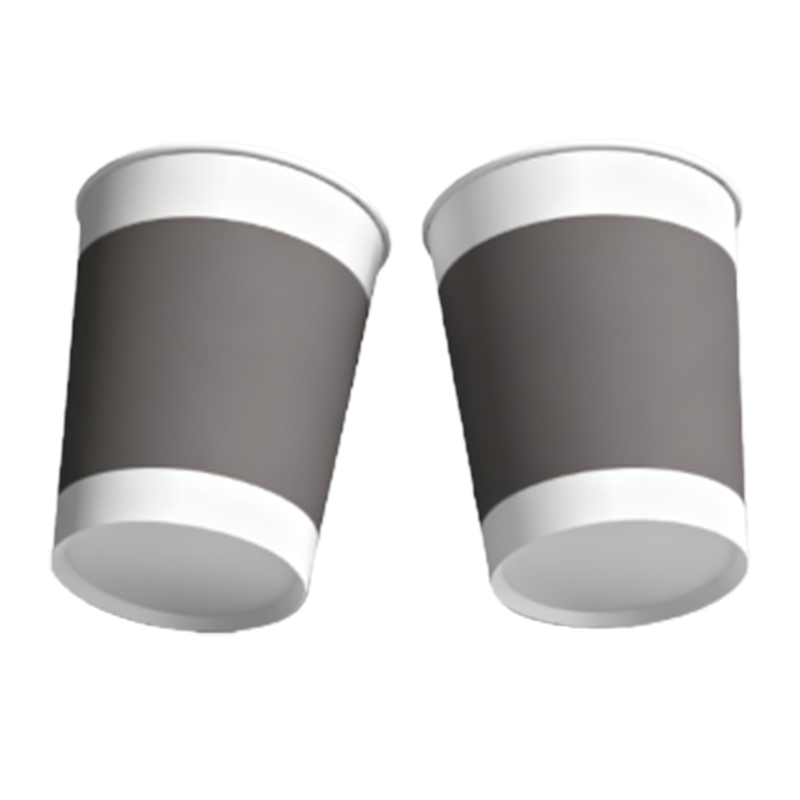 植巾 B120 250ml 加厚饮水纸杯 一次性纸杯 100.00 个/包 (单位:包) 深灰色