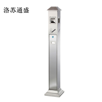 洛苏通盛不锈钢垃圾桶烟蒂柱灭烟桶带烟灰缸室外电梯口立式屋顶式不锈钢烟灰柱