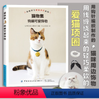 [正版]猫物集钩编可爱饰物 用钩针制作猫咪项圈周边挂件饰物钩针教程详细讲解零基础学钩针书籍钩针编织技法大全 小饰品di