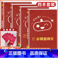 [语文4本]基础知识+名著导读+古诗文+文言文 初中通用 [正版]小红书初中口袋单词书小红本语文数学英语物理化学生物政治