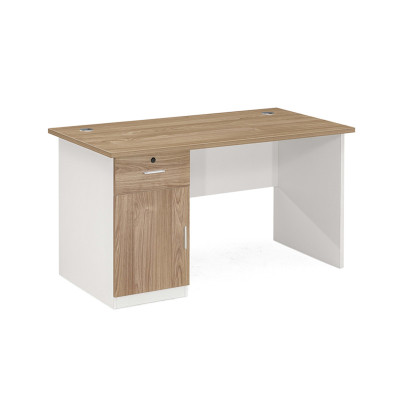 匡大板式办公桌固定柜职员桌1.4*0.7米