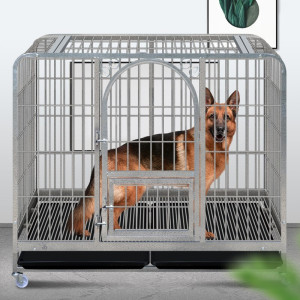 狗笼狗笼子加粗加密1.5cm方管笼子大型犬中型犬小型犬泰迪金毛拉布拉多哈士奇宠物笼子狗狗用品
