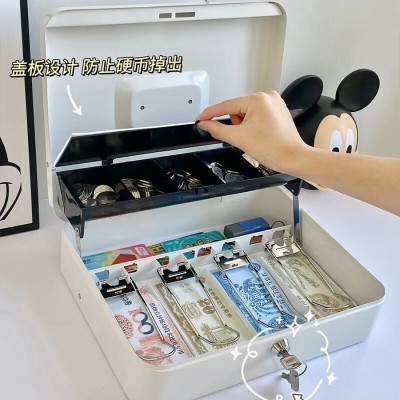 维诺亚儿童储蓄罐金属收纳盒保管箱密码生日礼物网红存钱罐家用超市同款