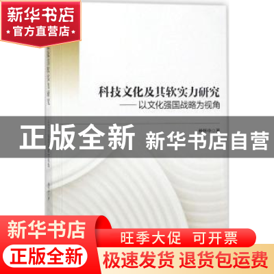 正版 科技文化及其软实力研究:以文化强国战略为视角 杨怀中著 科