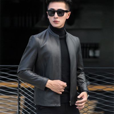 旗舰特卖-秋冬新款皮衣男士外套男皮夹克pu青年男装皮夹克皮外套潮流修身娅洛尔