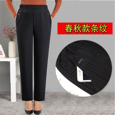 迪鲁奥(DILUAO)中老年女裤秋冬装老年人奶奶棉裤外穿女加绒加厚常规大码妈妈裤子