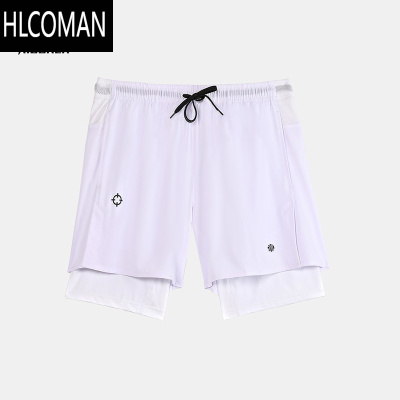 HLCOMAN夏季速干假训练短裤男士篮球运动跑步健身弹性轻薄裤子