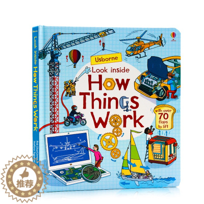 [醉染正版]Usborne 看里面系列 英文原版 Look Inside How things Work 事物运转的秘密