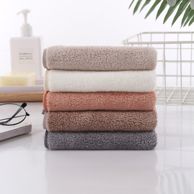 图强珊瑚绒手帕儿童宝宝口水巾吸水挂式洗脸巾擦手小方巾