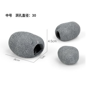 慈鲷石 慈鲷罐 多功能鱼缸石头 饰造景过滤净水慈鲷躲避石繁殖石
