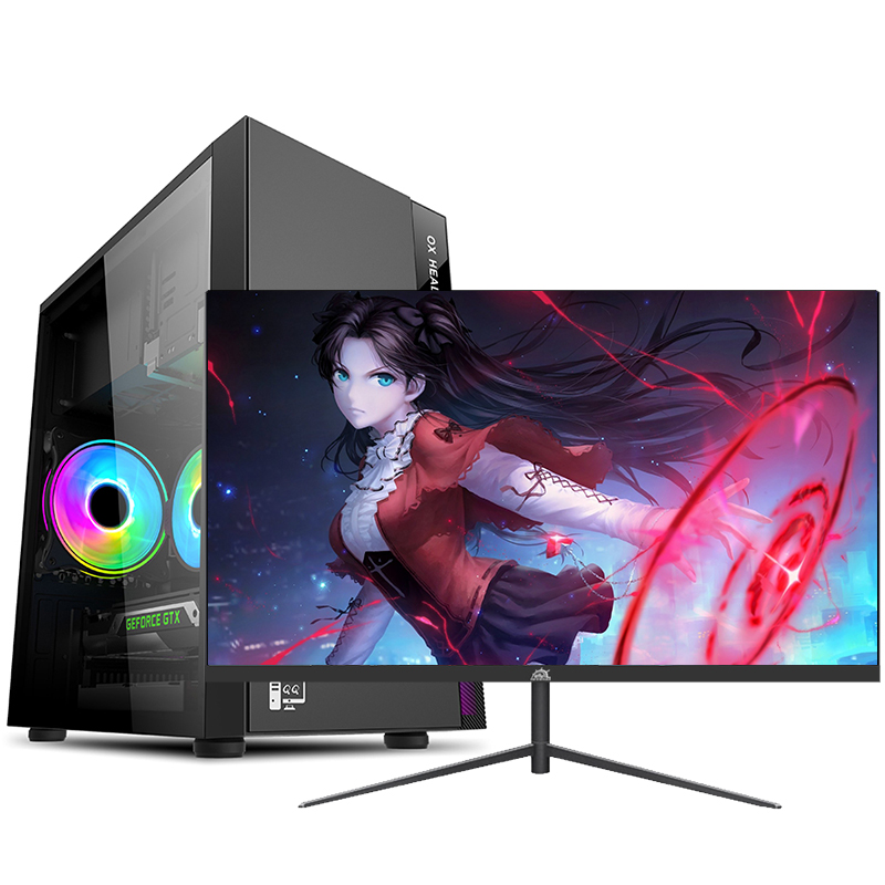 铭能 i7级六核e5 2620/游戏独显/8g内存/128g固态 500g机械盘 台式机