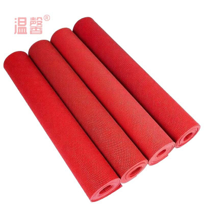 温馨 镂空地垫 0.9米宽 红色6mm*20m 卷
