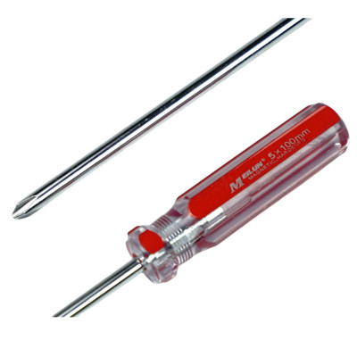 十字型彩条螺丝刀3*100