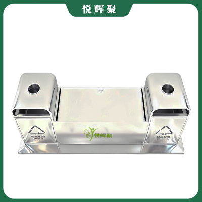 悦辉聚 不锈钢垃圾箱 L1700*W800*H800mm 个