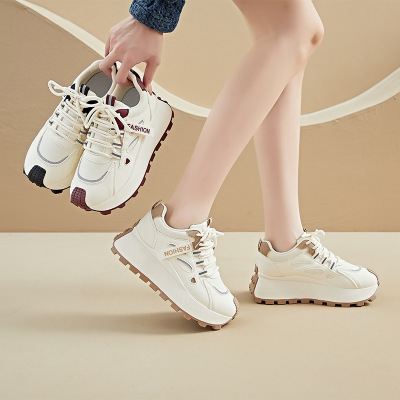ins韩版新款老爹鞋女秋季跑步鞋透气休闲鞋增高