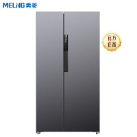 无忧嵌美菱515升超薄可嵌入对开门冰箱 1级能效家用大容量零嵌双开门电冰箱换新政府补贴消费补贴BCD-515WPCZX灰