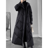 年新款大码女装中长款胖mm棉衣棉服加厚防寒时尚宽松外套