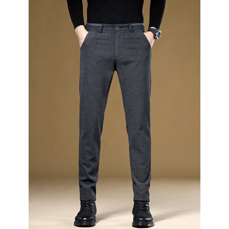 工厂直销男生长裤柔软遮肉显瘦直筒裤品质不易变形潮流休闲裤男士