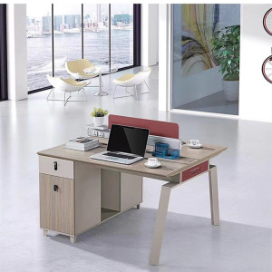 迅迈 1200*1200*750mm双人位不含椅 职员办公桌椅组合员工位屏风卡座简约办公桌办公家具