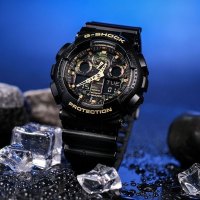 CASIO官方旗舰店拆弹专家黑武士手表男正品gshock限定黑暗之心运动手表GA-100CF迷彩石英表男士运动日韩腕表